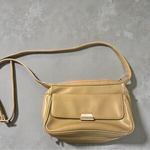 Chic Beige Crossbody Bag Adjustable Strap